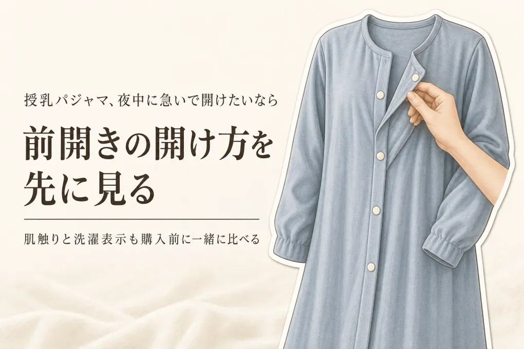 レビュー数が多い授乳パジャマを比較｜前開きルームウェアを胸元の開けやすさ・肌触り・洗いやすさで選ぶ